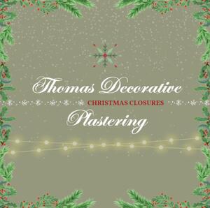 🔔Closing orders soon for 2023🔔

On behalf of the TD Plastering team, we wish you and your families a very happy Christmas and a safe and healthy New Year.

We would like to thank you for your continued support and patronage during this last year.

Christmas Closures are as follows:
Closed from Thurs 21st Dec - Reopen Mon 15th Jan 2024

Be sure to place your 2024 orders early, by email, text or online. This will ensure a top spot in the queue when manufacturing starts next year.